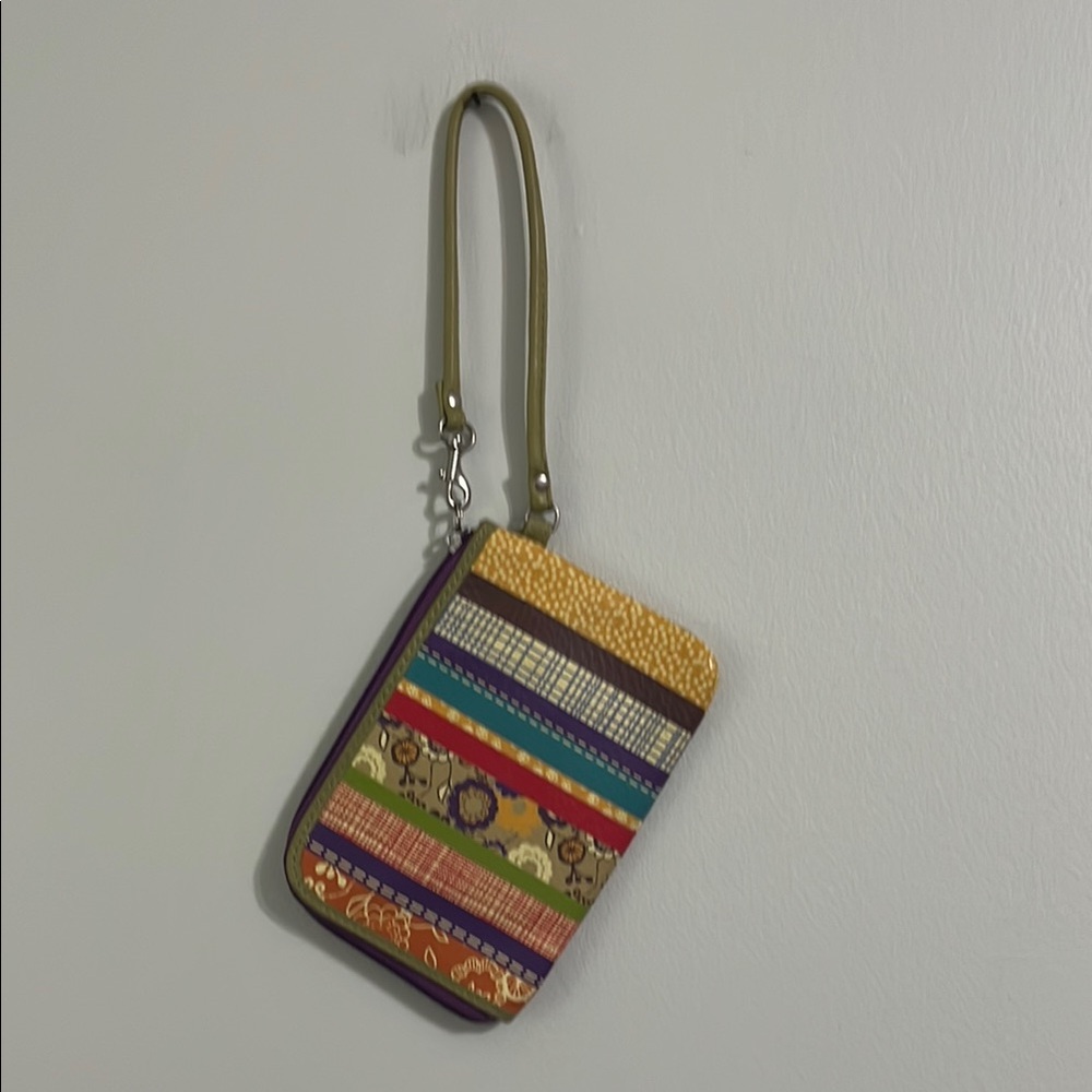 Fossil Colorful Patchwork Wristlet